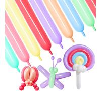 100 palloncini lunghi colorati pastello per modellare animali torcenti palloncini per decorazioni per feste di compleanno matrimonio