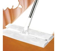 100 panni di ricambio per spolverare, per moquette in legno duro con materiale altamente assorbente, design morbido senza pelucchi per una rapida cattura della polvere e dei capelli, facile