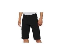 Pantaloni corti 100% Ridecamp Fondello senza fondello nero scuro - 32
