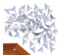 100 paraspigoli per scale, paraspigoli per scale, trasparenti, triangolari, paraspigoli per scale, anti polvere, angoli anti-sporco, per mobili di casa e hotel