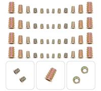 100 Pcs Acciaio Al Carbonio Viti Per Mobili Dado Vite Inserto Filettato Legno