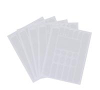 100 Pcs Adesivi Bicicletta Telaio, 5 Sets, Protezione Telaio mtb, Telaio della Bicicletta Adesiva, Protezione Vernice Fodero, Adesivi Decalcomania, Pellicola Protettiva per Bici (Trasparente)