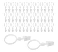 100 Pcs Anelli Di Servizio Pesante Ganci Per Tende Resistenti