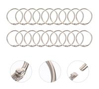 100 Pcs Anelli Per Raccoglitore Rilegatura Porta Chiavi Accessori Portachiavi