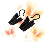 100 Pcs Anelli Per Tende in Metallo Grucce Con Pinze Anello Ganci