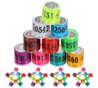 100 Pcs Anelli Per Zampe Di Piccione Accessori Piccioni Le Gambe Degli Uccelli