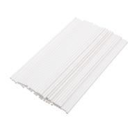 100 Pcs Barretta Di Cioccolato Bastoncini Lecca-lecca Bianchi Da 8 Pollici