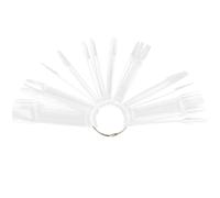 100 Pcs Bastoncini Per Esercitarsi Con Le Unghie Tips Punte Finte