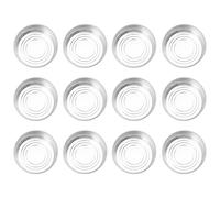 100 Pcs Candle Craft Supplies Aluminum Tea Light Tins for Making