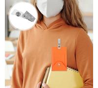 100 Pcs Clip Per Badge in Plastica Identificativo Porta Portabadge