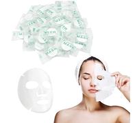 100 Pcs Compressa Maschera Viso Carta, Bellezza Maschere per il Viso Cotone di Compressione Maschera Foglio maschera DIY monouso maschere viso in tessuto skin care
