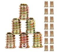 100 Pcs Connettore Filettato Inserti Filettati Inserto Per Legno Di Mobili