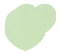100 Pcs Cuori 4x3.2" Verde Chiaro per Decorazioni