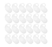 100 Pcs Cuscinetti Silicone Antiscivolo Copri Grucce Strisce Nere Elastici