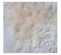 100 Pcs DIY Tulle Butterfly Flower Material, Wedding Dress, Bridal Tiara, Organza Applique Accessories, Super Fairy Silk(Champagne)