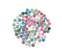 100 Pcs Dorsi Piatti Fai Da Te Decorazione in Resina Accessori Per Capelli