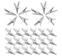 100 Pcs Fermagli Per Ornamenti in Metallo Clip Metalliche Appendere Piccole