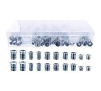 100 Pcs Ferramenta Per Mobili Inserti Filettati Dadi Inserimento