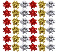 100 Pcs Fiocchi Adesivi Multicolori Mini Decorativo Autoadesivo