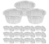 100 Pcs Formine Per Tartellette Stampini Muffin Foglio Di Alluminio Pirottini