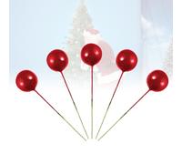 100 Pcs Frutta Artificiale Fiori Artificiali Scelte Di Bacche Rosse