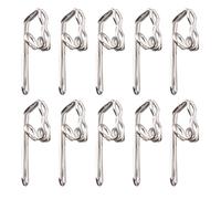 100 Pcs Ganci Per Binario Cortina Di Ferro Tende Perni Tendaggi Metallo
