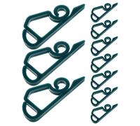 100 Pcs Gancio Per Luci Stringa Clip Grondaie Decorazioni Esterne Esterno