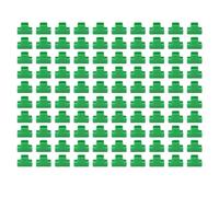 100 PCS Garden Shed Clamps Plastic Stable Versatile Film Shading Net Clips for Greenhouse Secure Design Durable Material Weatherproof Plant Protection (11 mm)