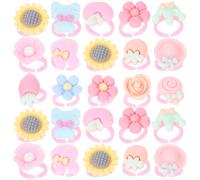 100 Pcs Giocattoli Per Bambine Gioielli Da Ragazza Anelli Ragazze