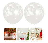 100 Pcs Lattice Palloncini Fiocco Di Neve Decorazioni Con Fiocchi Natalizi