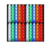 100 Pcs LED Finger Lights Bright Finger Rave Lights Finger Ring Glow Sticks Small Finger Laser Holiday Light up Fingers Rings-Yvan