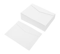 100 Pcs Mini Busta Bianca Carta Buste Di Denaro Per Contanti Riutilizzabili