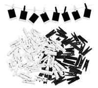 100 Pcs Mollette Portafoto Clip Per Abiti Mini Graffette Di Immagini