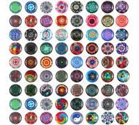 100 Pcs Mosaic Glass Cabochons Tegole Cupola Forniture Artigianali
