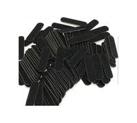 100 Pcs Nail File, Professional Double Sided 180/240 Grit Board 5*1.3cm (Black)