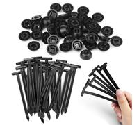 100 Pcs Nylon Universal Cable Tie Buckle, Fascetta Stringicavo per Montaggio su Auto, Multipurpose Plastic Cable Ties Tool for Car Daily Repair