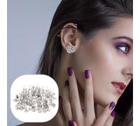 100 Pcs Orecchino Kit Per La Produzione Di Orecchini Anelli Le Orecchie