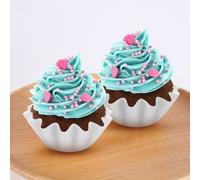 100 Pcs Pirottini Di Carta Per Muffin Fornitura Cupcake Tazze Torta