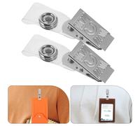 100 Pcs Porta Distintivo Clip Per Badge Identificativo Portabadge
