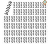 100 Pcs Ressort de Compression en Acier Inoxydable Petit Ressort de Compression Ressort de Compression Hélicoïdaux Diamètre de fil de 0,5 mm Diamètre Extérieur de 3 mm Longueur Totale de 10 mm