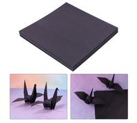 100 Pcs Risma Carta A4 Colorata Cartoncino Nero Quadrata Strisce Di Origami