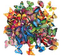 100 Pcs Spilla Forma Di Farfalle Farfalla Colorata Spille Da Ragazze