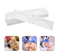 100 Pcs Stampini Sopracciglia Righello Per Sovrano Dello Stencil Sopracciglio