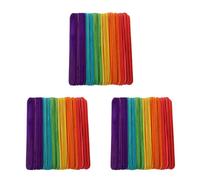 100 Pcs Stick Di Cera Bastoncini Legno Per Lavoretti Bastoncino Ghiaccioli