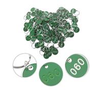 100 Pcs Tag Convenienti Targhette Per Chiavi TAG. Cartello in Alluminio