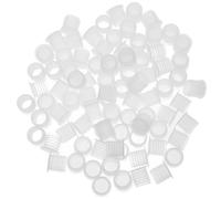 100 Pcs Tappi Per Inchiostro Tatuaggi Rondelle Silicone Tappo Della Saliera