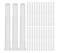 100 Pcs Tappi Per Siringa Punta Della Accessori Da Laboratorio Sterili