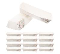 100 Pcs Vaschette Per Alimenti Vassoi Di Carta Servire Vassoio Sushi