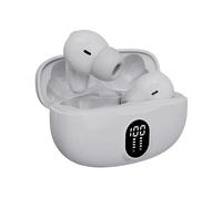 100% PEAKPOWER TWE-57W - Bluetooth 5.3, Microfono integrato, Controlli touch AURICOLARI WIRELESS, Bianco