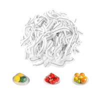 100 pellicole trasparenti con elastico, riutilizzabili, per conservare alimenti